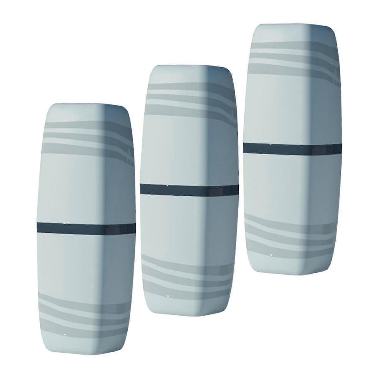 Travel Toothbrush Case Set, 3pcs Lightweight Holder Cups for Toothpaste, Compact Design, Green