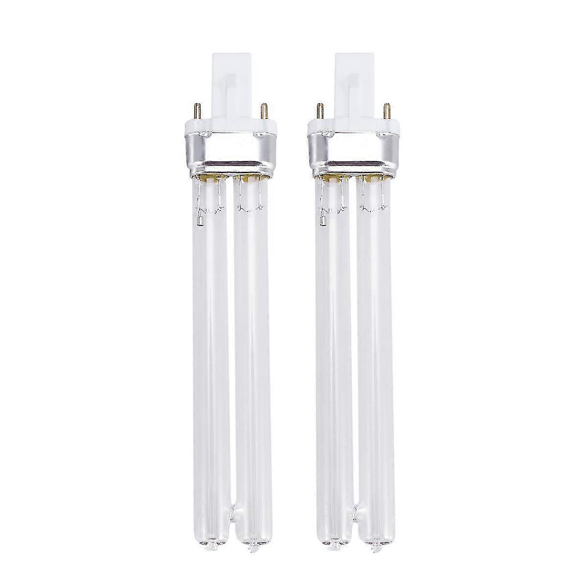 2pcs 11W UV Sterilization Light Bulbs G23 Base for Fish Tank