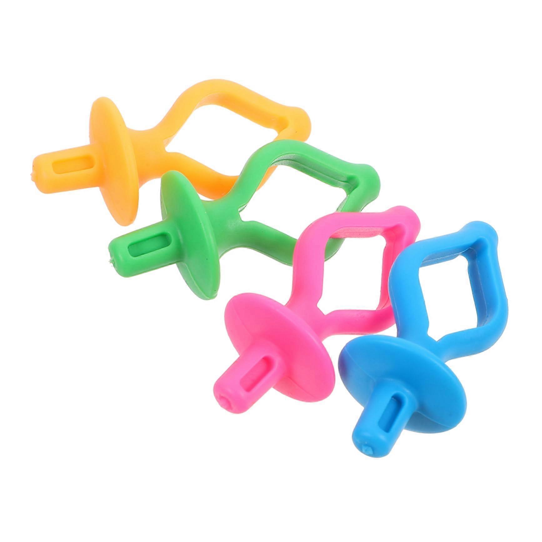 Silicone Bobbin Clips for Sewing 4 Pack Thread Holders with Secure Clamp Hold and Tangle Storage