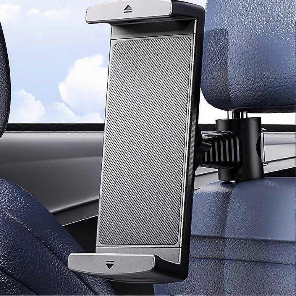 Universal Car Headrest Tablet Holder with 360° Adjustable Viewing and Full Device Protection