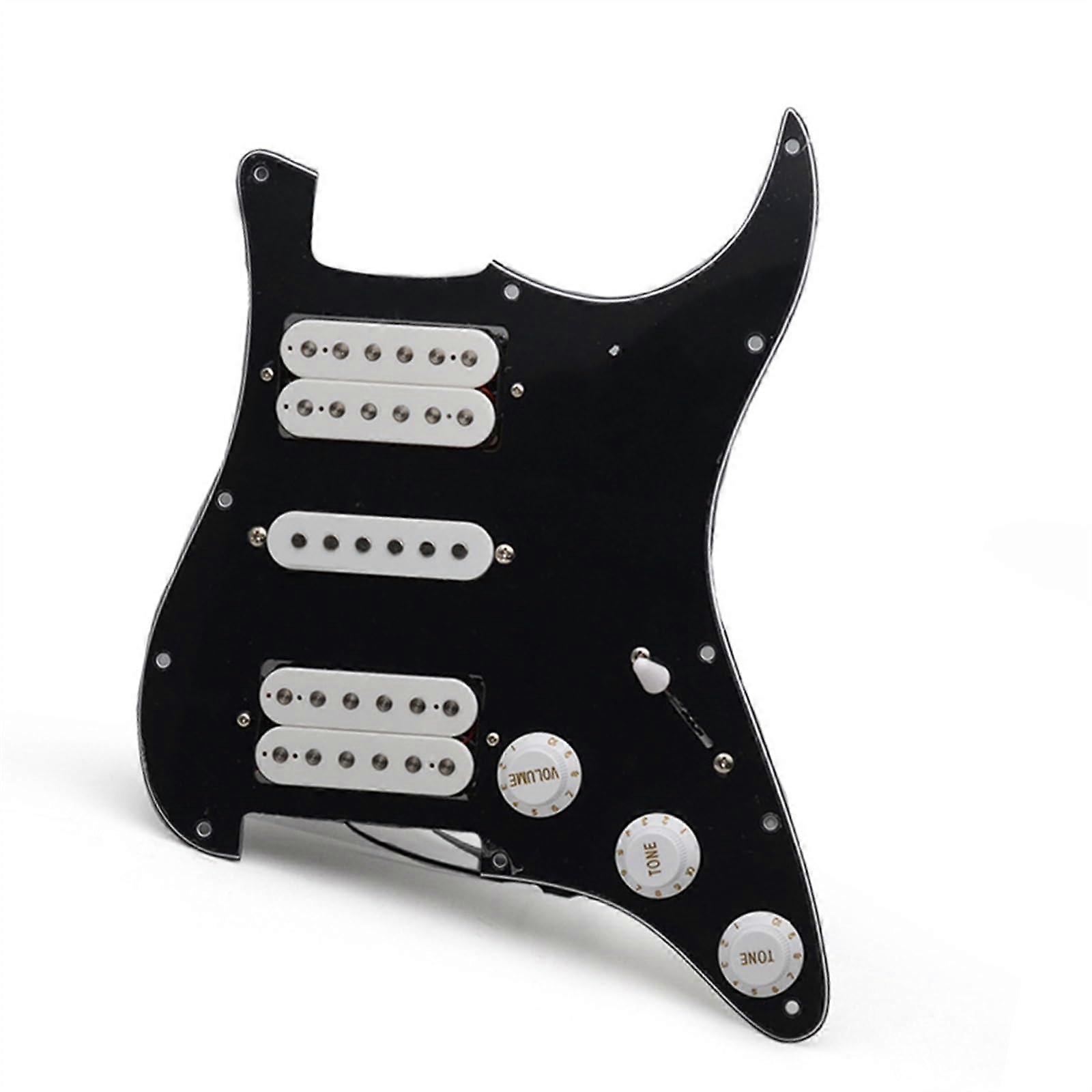 Prewired ST Pickguard with Pickups Electric Guitar Pickguard Assembly FivePosition Switch Kit
