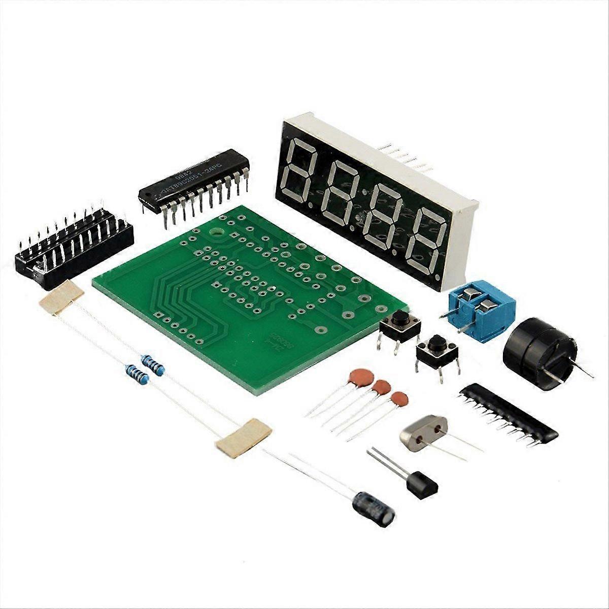 4-digit digital electronic clock kit, microcontroller digital clock