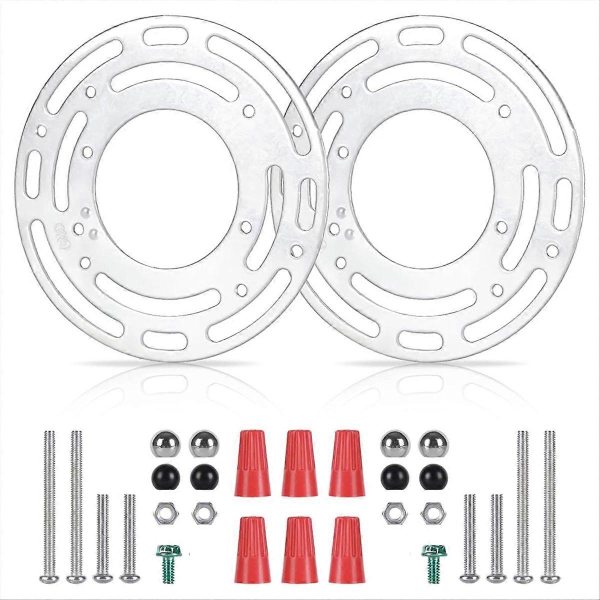 2 Pack Light Fixture Mounting Brackets, Ceiling Light Mounting Plate