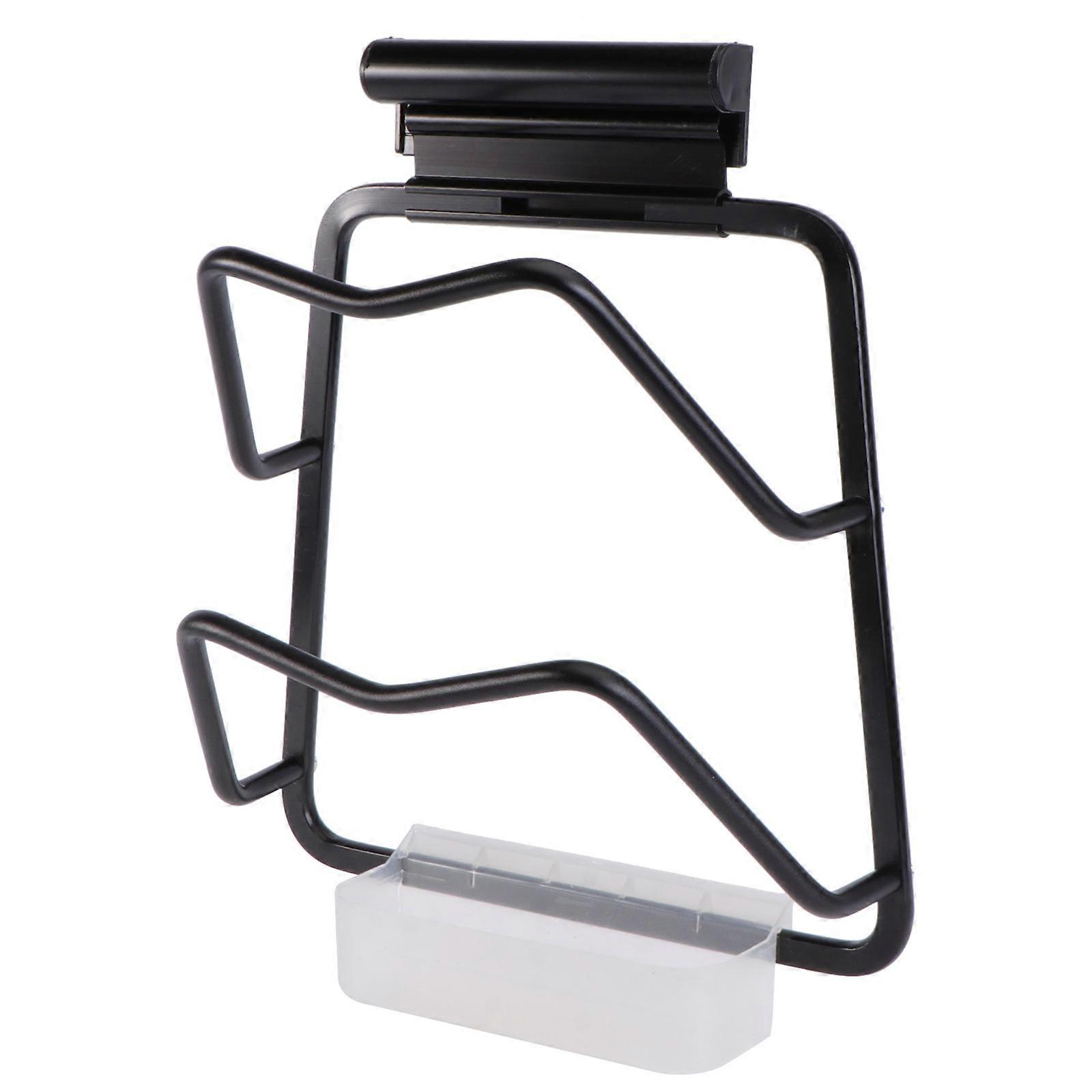 Pot Lid Rack Kitchen Storage Holder for Organized Kitchen 1Pcs Black