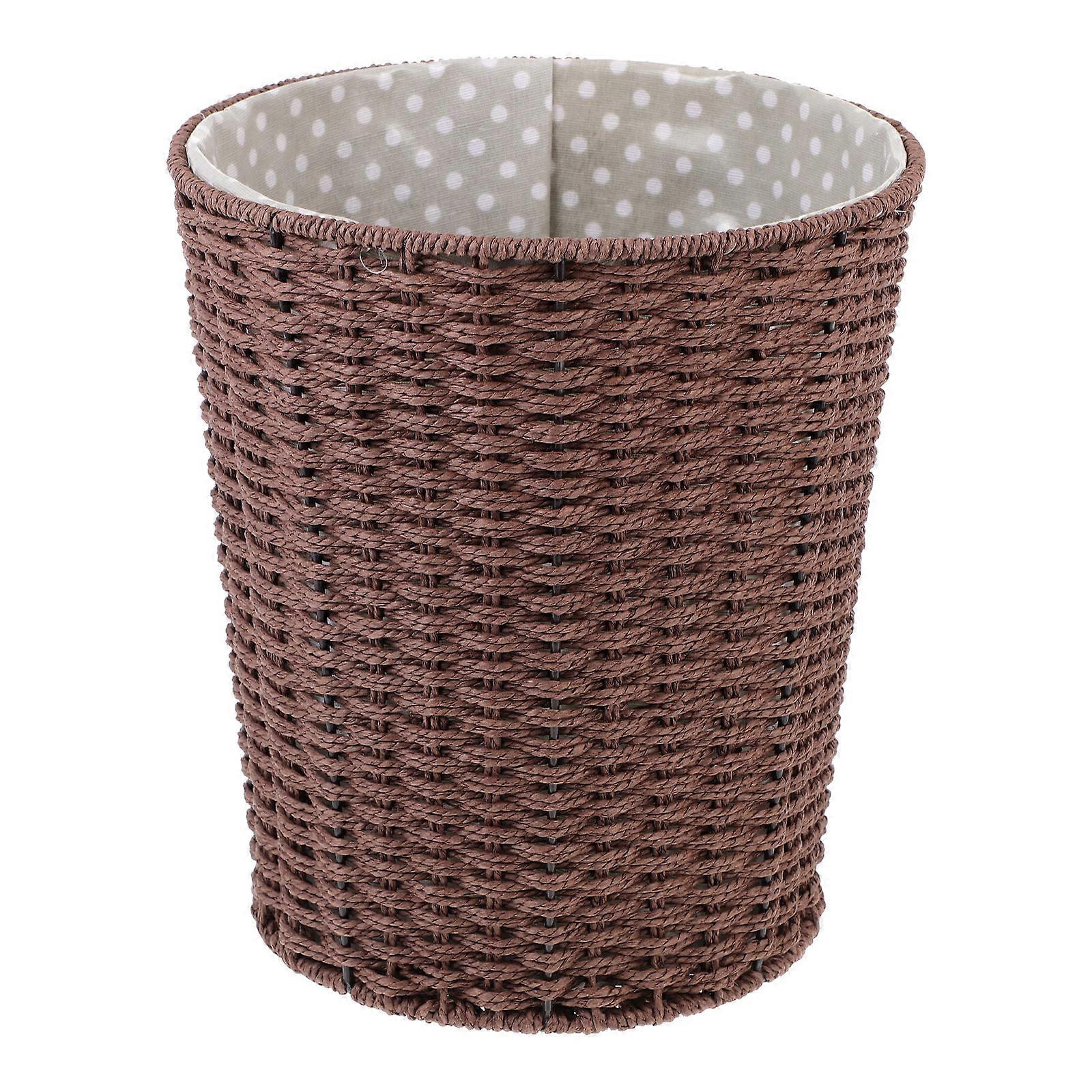 Hand-Woven Laundry Basket Functional Laundry Storage Basket