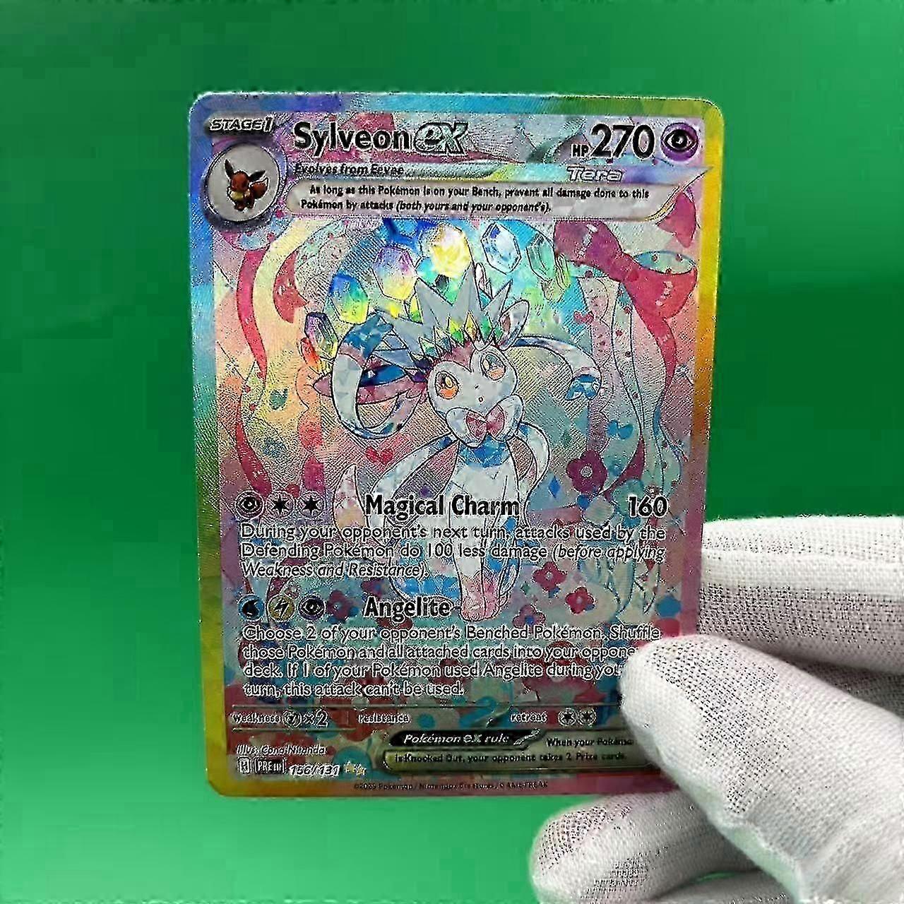 DIY PTCG Collection Charizard Venusaur Blastoise Pikachu Cards Compatible with T