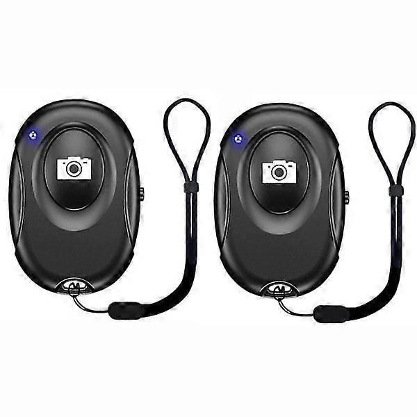 2025 Suitable Wireless Bluetooth Camera Remote Shutter Release 20M Range for Smartphone 2-pack