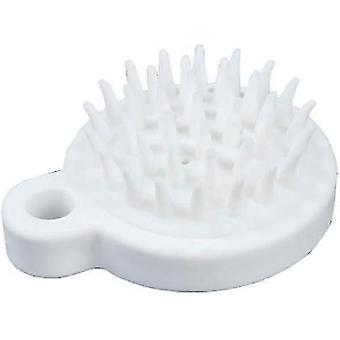 SHYV-Badebürste, Kopfhautmassagebürste, Silikon-Shampoobürste, Anti-Schuppen, Juckreizlindernd, Meridian-Massagekopf, komfortabel (weiß) (1 Stück)