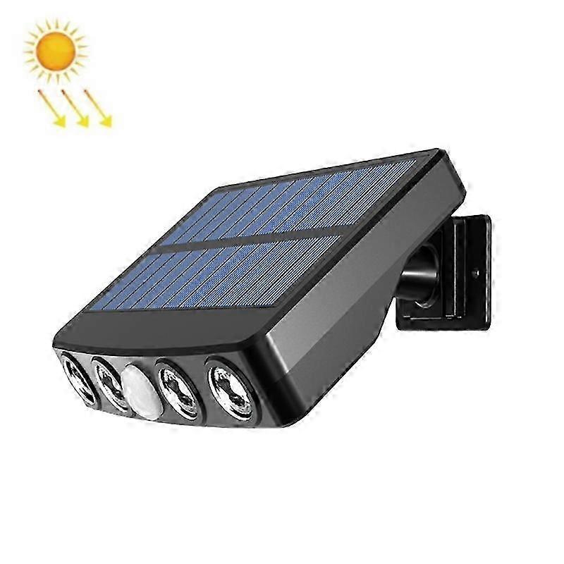 Sensor Waterproof Solar Light, Color Temperature:Warm Light Without Ground Plug Warm Light