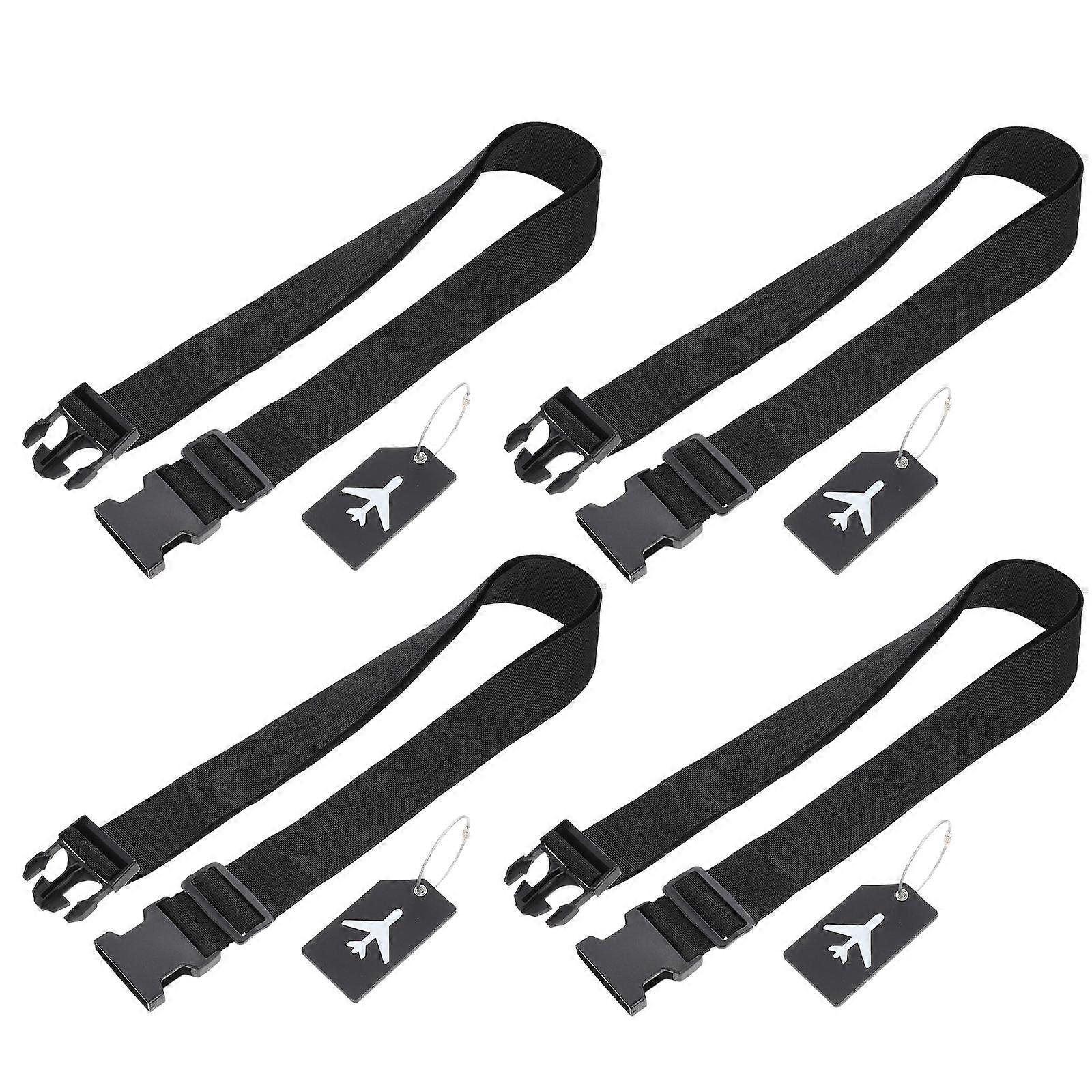 Durable Luggage Binding with Tags for Suitcase Use 1Set
