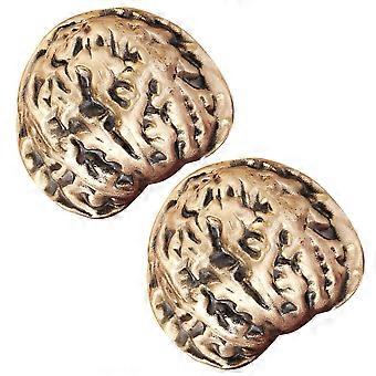 Golden Brass Walnuts Walnut Handballs for Hand Exercise 1Pair
