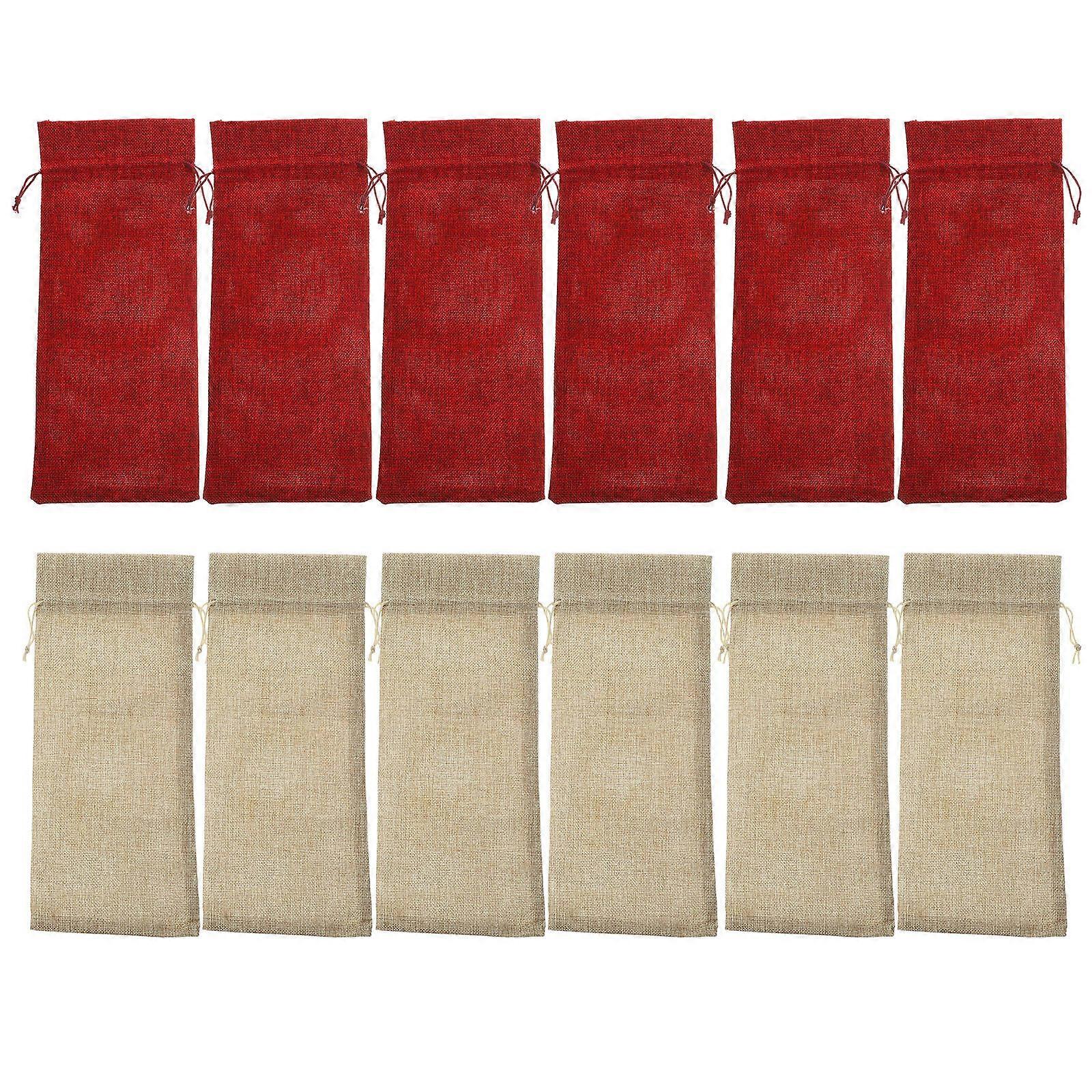 Bag Drawstring for Storage 12Pcs Gift Bags Assorted Color