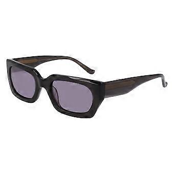 Sunglasses Woman KARAN DO513S 001 BLACK CRYSTAL 53/21/140 FEMALE