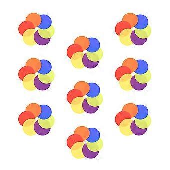 Carpet Mark Sticker Education Puzzle Marker for Classroom 30Pcs Pack