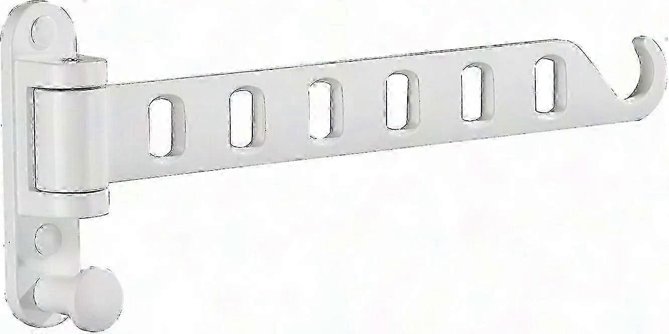 Wall Mounted Foldable Clothes Hangers with Hooks