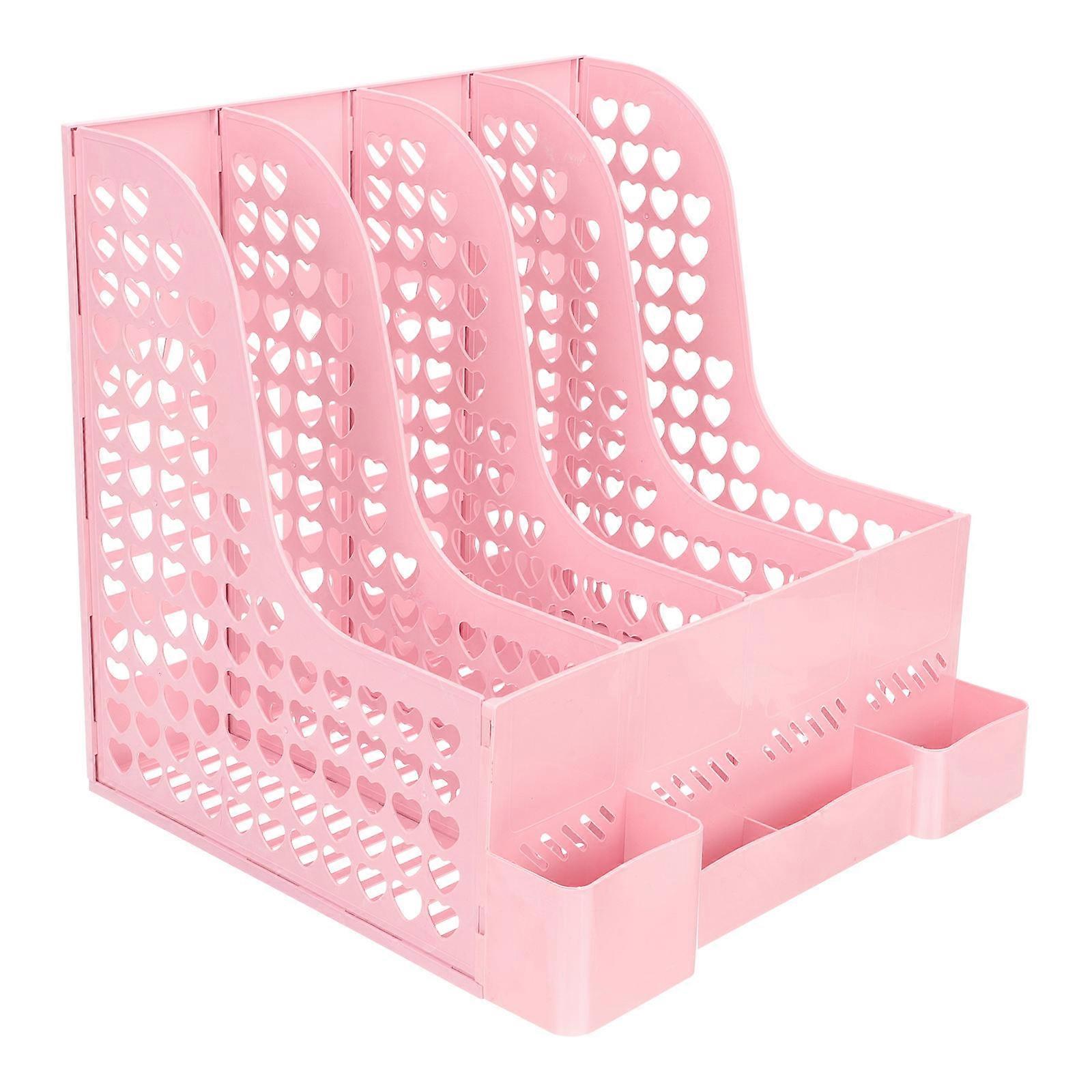 Household File Organizer Convenient Magazine Holder Multi-function File Holder