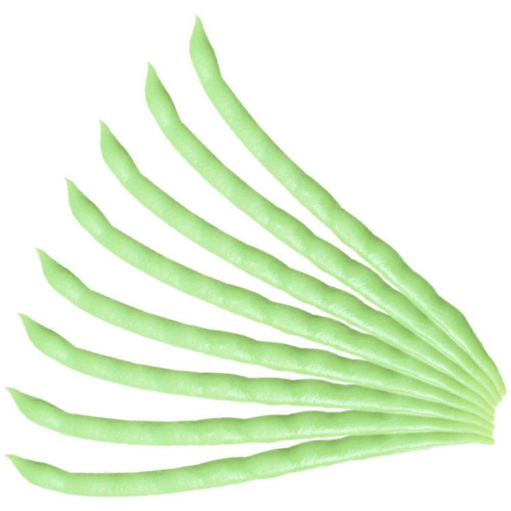 Vegetable Bean Models for Showcase Display 24Pcs Green PVC