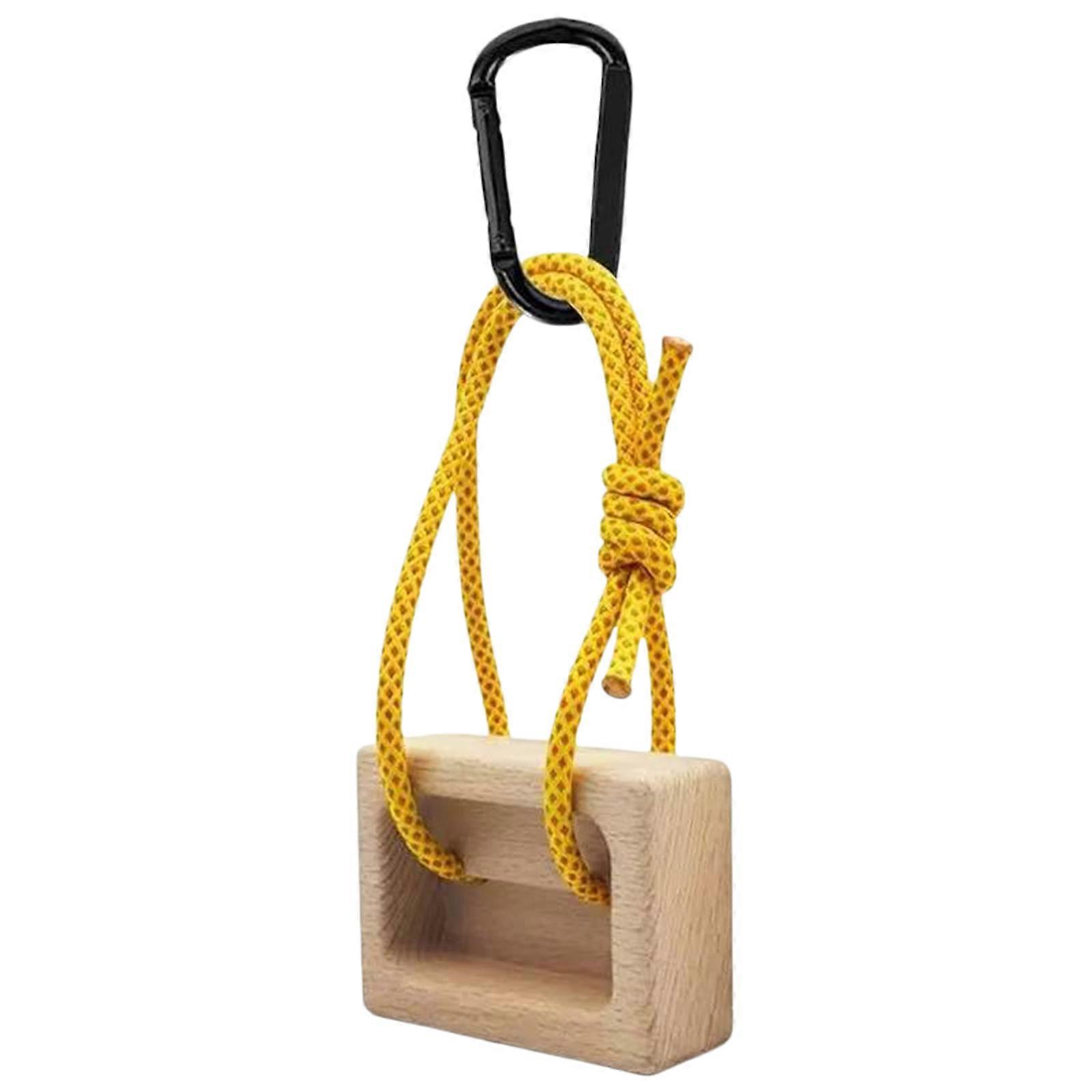 Planche d'entraînement en bois pour grimpeurs, portable, avec surfaces lisses et fixation sécurisée. Idéale pour la maison et la salle de sport. Multicolore.