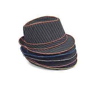 1.5V LED Jazz Hat vilkkuu Fedora Falshing Stage esiintyy Halloween Naamiaisjuhlat (oranssi valo)