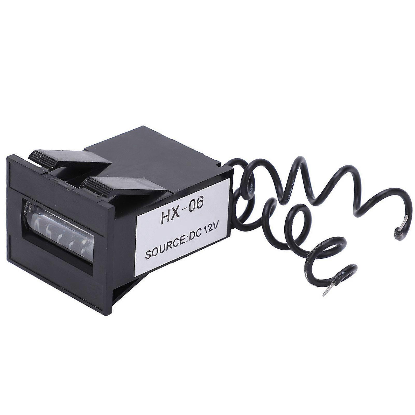Electromagnetic Counter 6 Digits Electronic Industrial Totalizer with No Clear Function LY?0612V