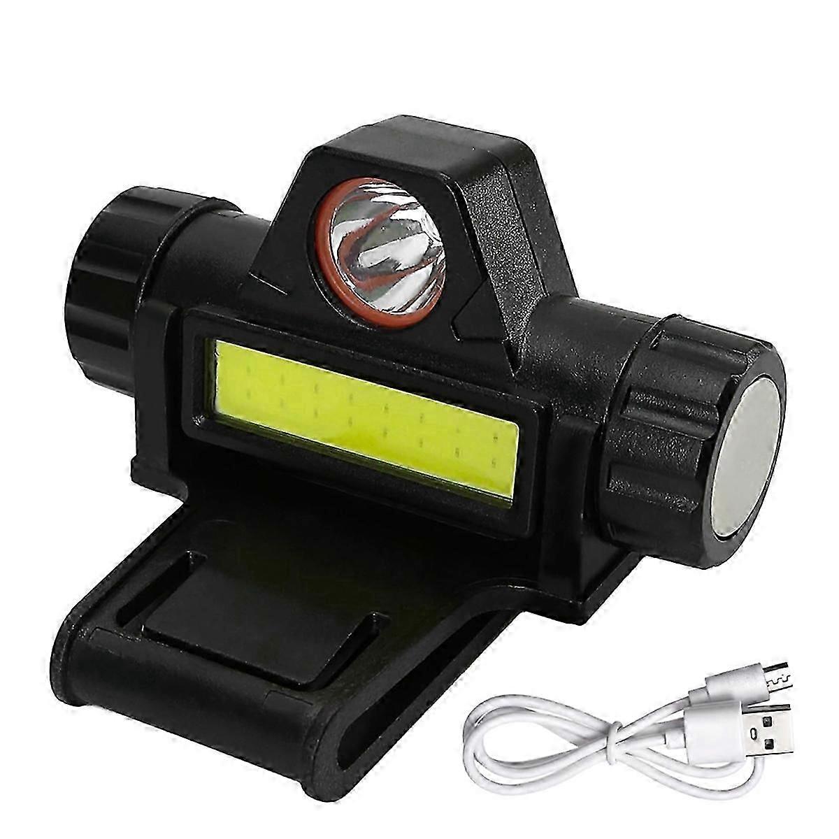 Rechargeable Welding Helmet Light Versatile Headlamp Flashlight with Mount Holder, Automatic Dimming