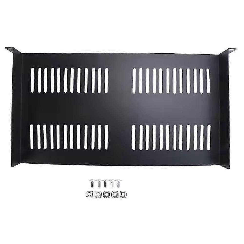 1U Server Rack Mount Shelf Vented Cantilever Tray