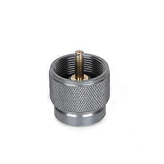 Adapter voor campingfornuis, gastankomvormer van aluminiumlegering en koper, draagbaar voor kamperen, picknicken en wandelen - 2 stuks