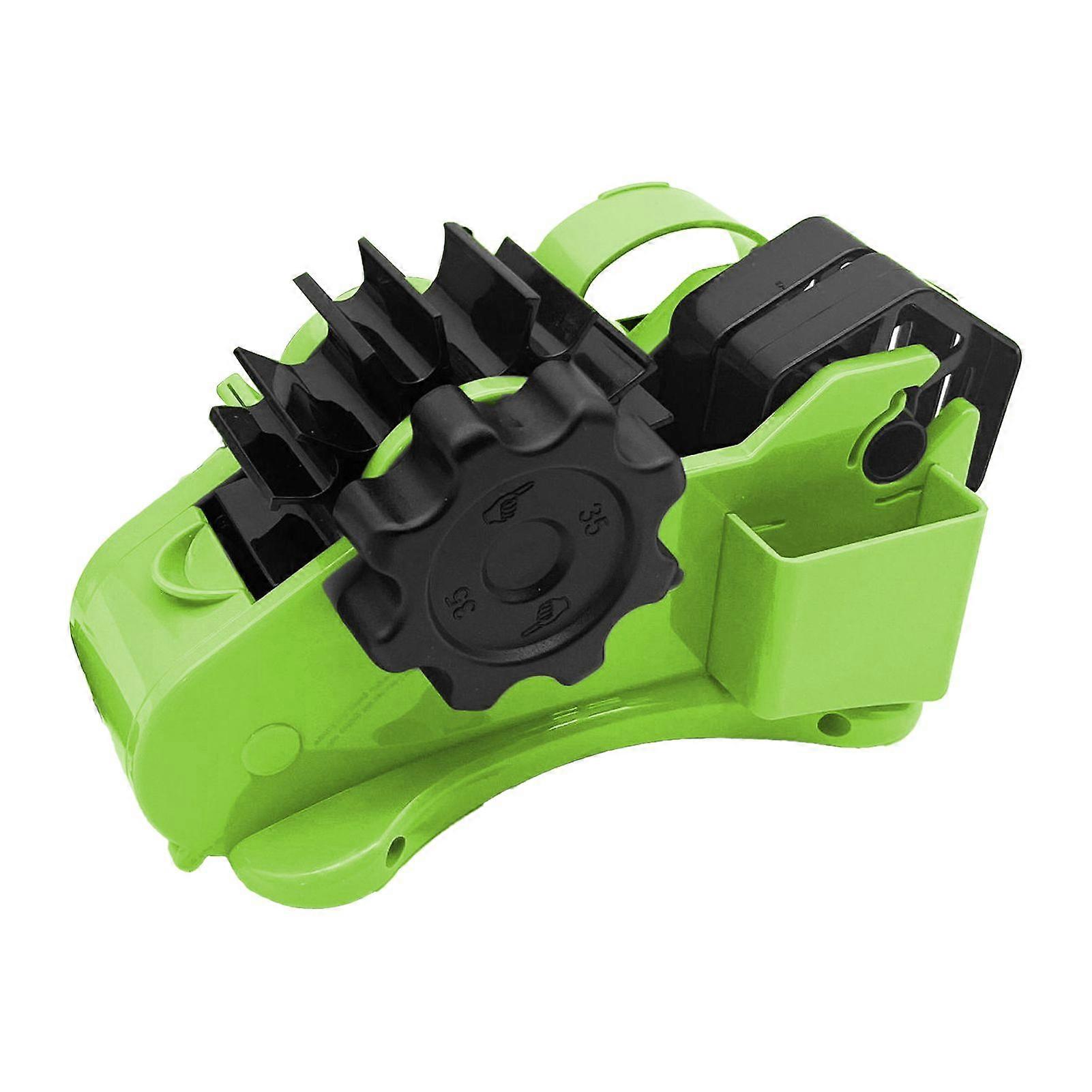 Multi-Function Tape Dispenser with Automatic Roller Cutter Adjustable Length Setting Efficient Cutting Divider Channel for Gift Wrapping Office Deskto