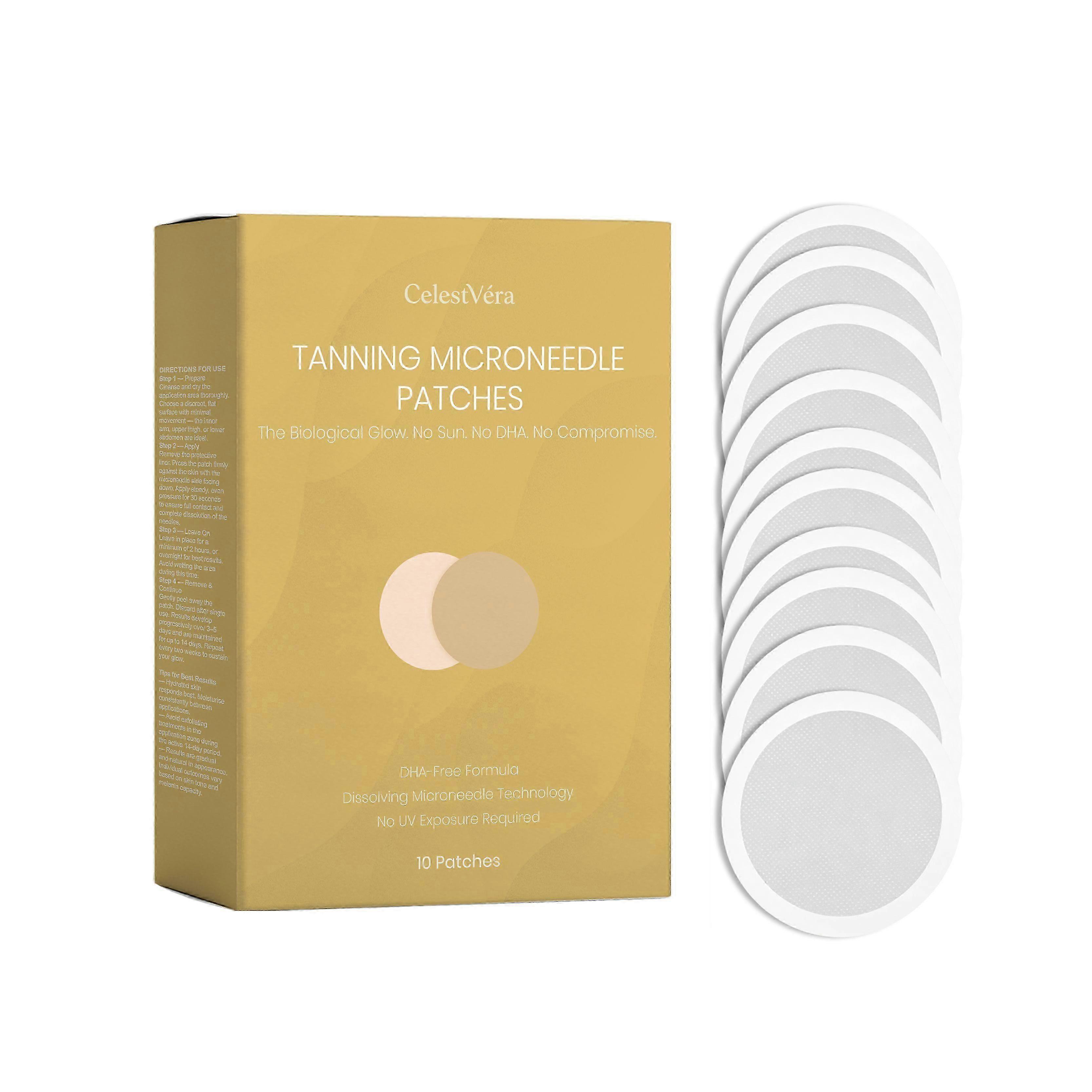 Patch autobronzant à micro-aiguilles ODM, bronzage naturel sans soleil_c3