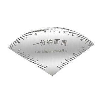 Fast Drawing Eyebrow Design Ruler Permanent Makeup Drawing Guide Ruler Sturdy,L