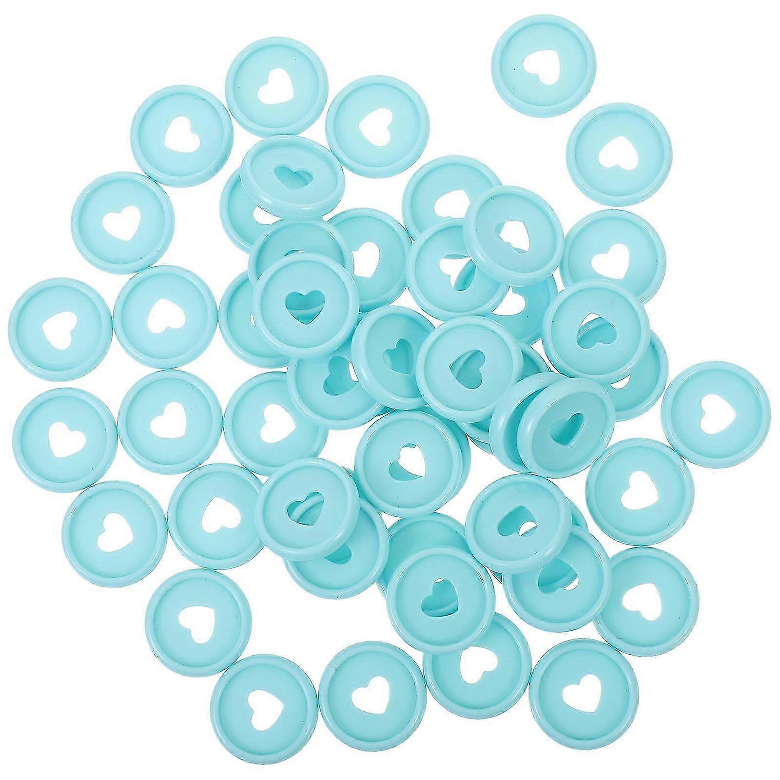 50Pcs Binder Discs Notebook Binding Discs Planners Binding Discs Loose-leaf Binder Discs