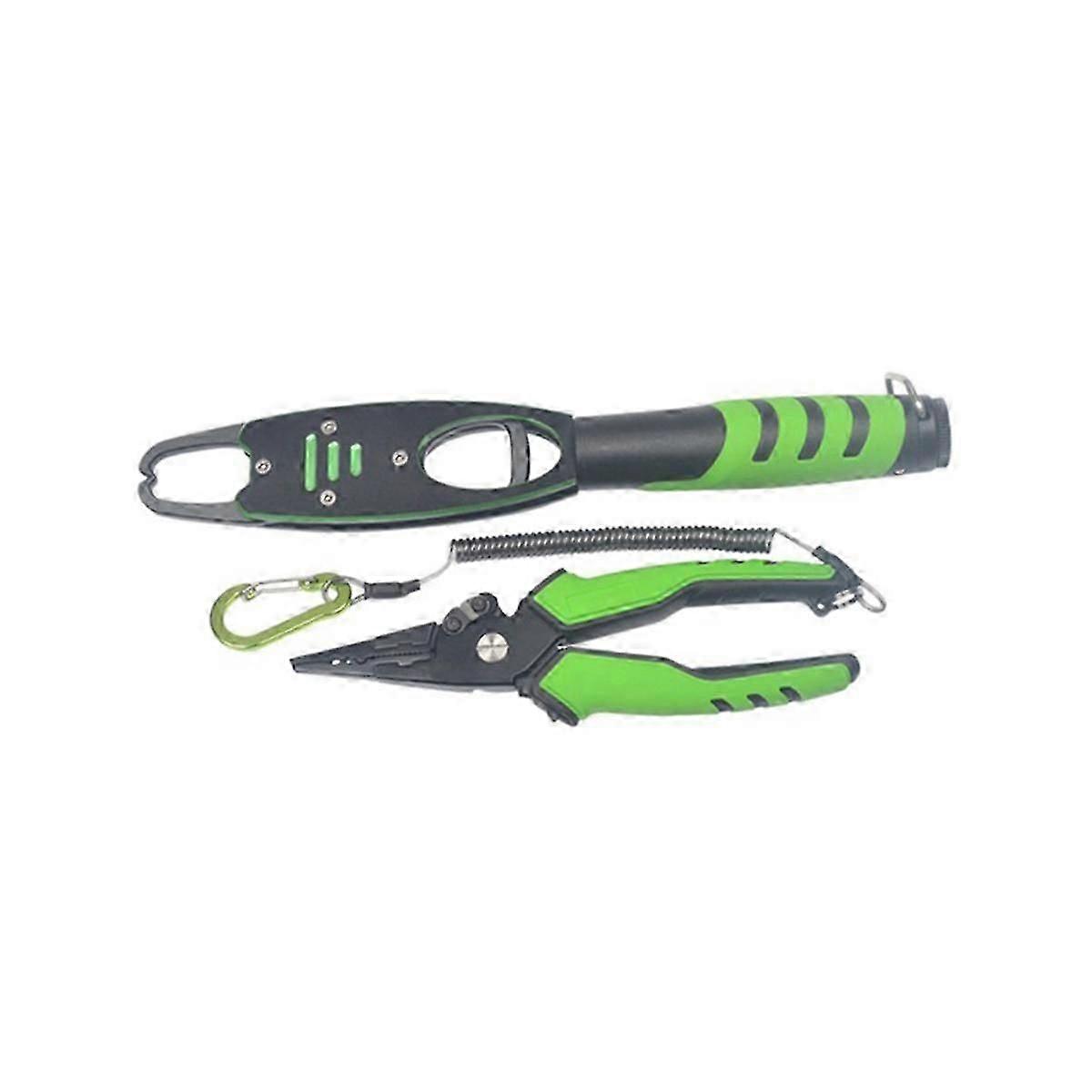Fishing Pliers Set Multi-Functional Fishing Pliers Grab Hook with Scale Self-Locking Unloading Hook