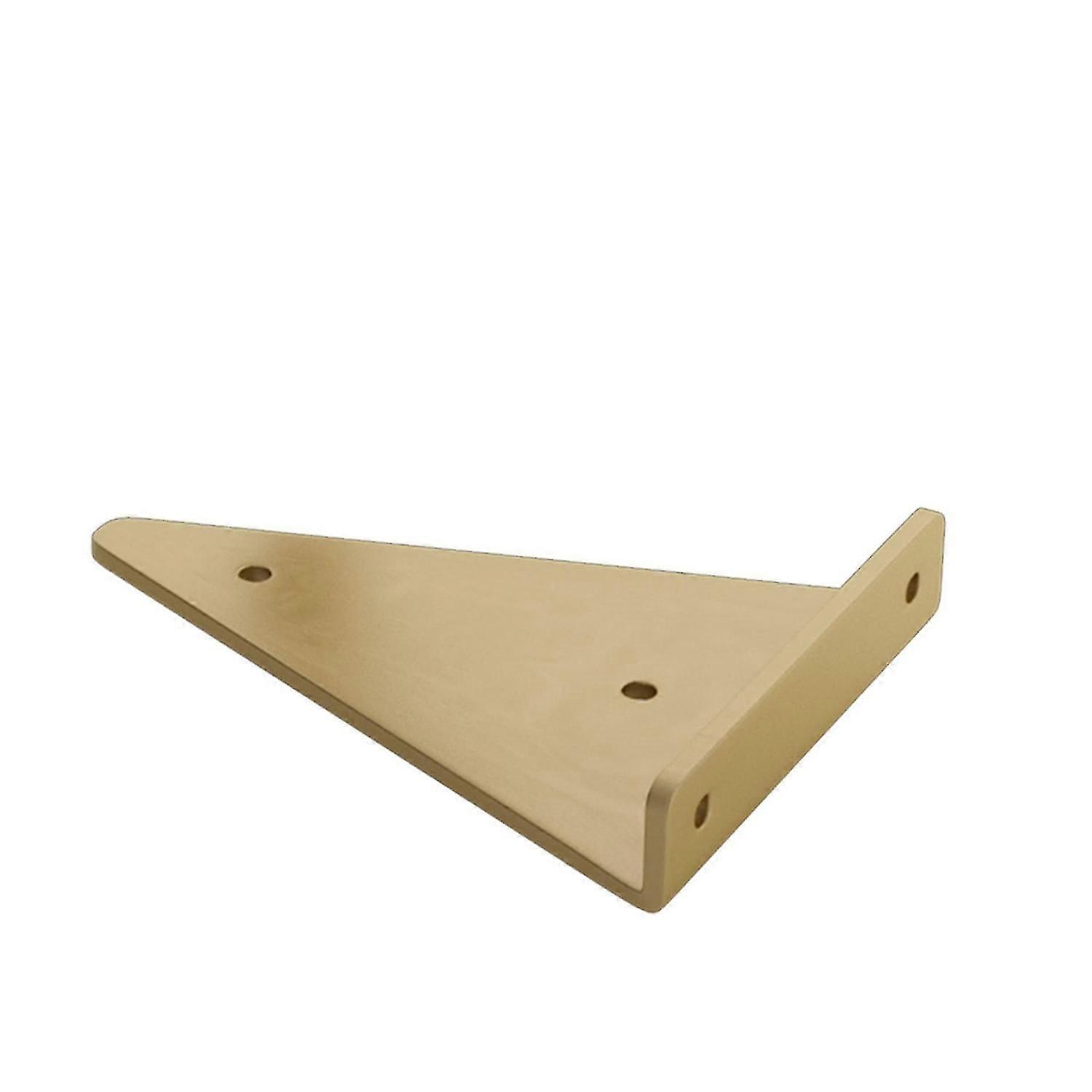2 Pack Floating Shelf Brackets - Shelf Brackets, Triangular Wall Bracket, Hidden Gold Shelf Wall Bracket, For Bookcase, Kitchen Shelf
