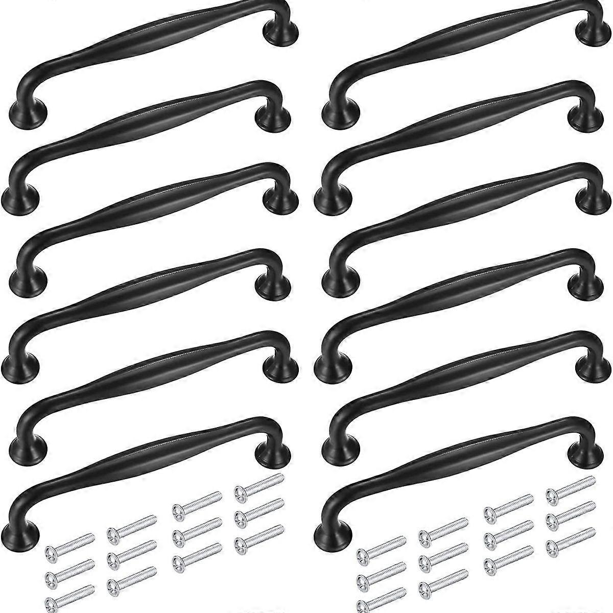 Furniture knobs and handles, 12 x 128mm kitchen handles, cabinet door handles, cabinet pull knobs