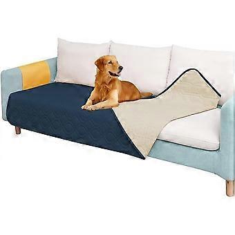 Waterproof Dog Bed Cover Dog Mat Pet Pad Pet Blanket for Couch Sofa Bed Mat Anti-Slip Furniture Protrctor(30"*70",Blue)