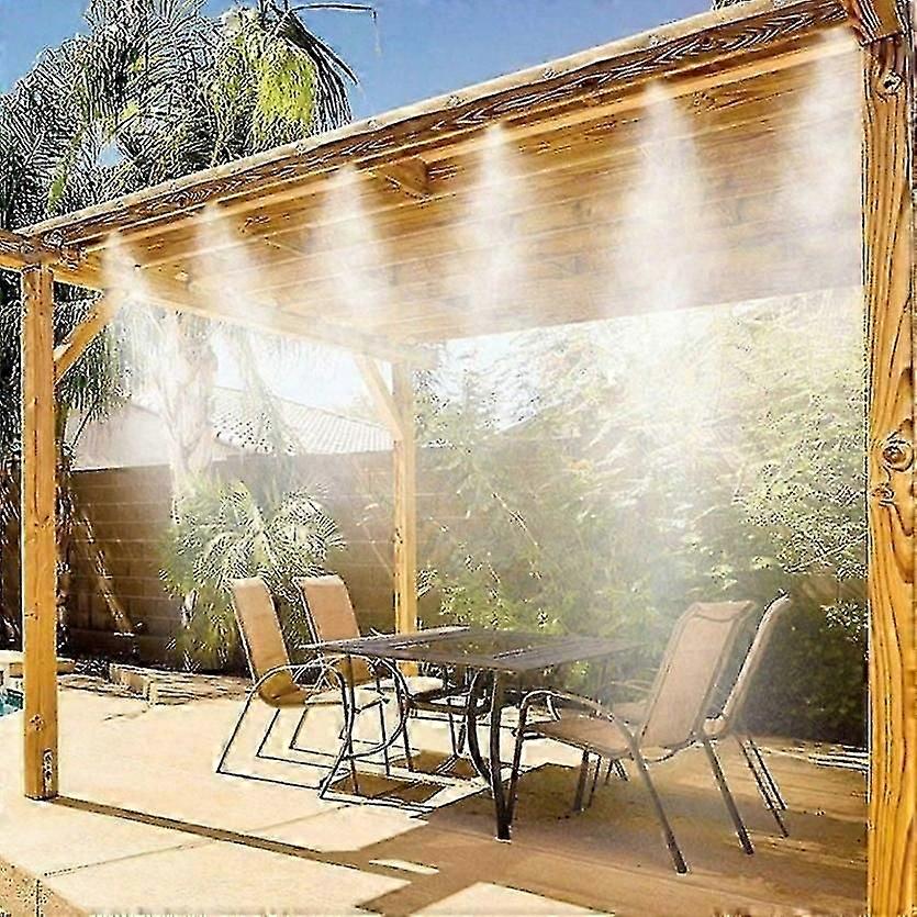 Summer Cooling Low Pressure Outdoor Adjustable Orange Atomizer Set15M