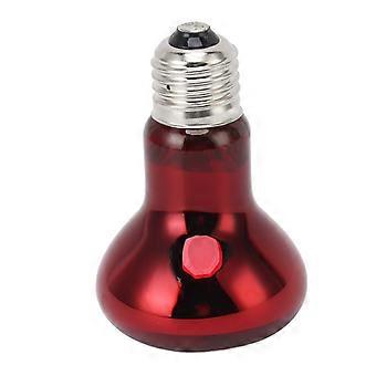 Reptile Heat Lamp Bulb E27 UVA Amphibian Basking Day and Night Heating Light Bulb for Bearded Dragon Lizard 220 to 240V Red