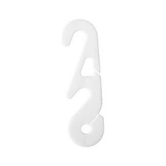 30pcs masque sangle étendre crochets s en forme s en forme de masque réglable boucle d’extension protecteur d’oreille (blanc)