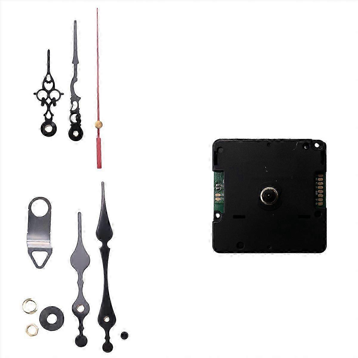 Radio Controlled DIY Clock Movement Kit with 2 Sets Hands Repair