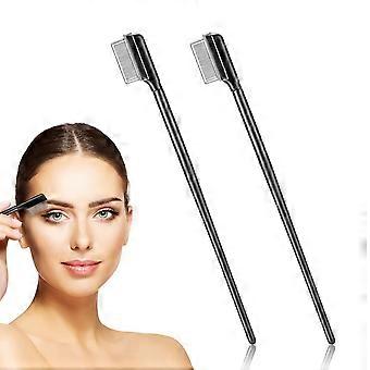 peigne à cils à dents métalliques, séparateur de cils pour femmes
