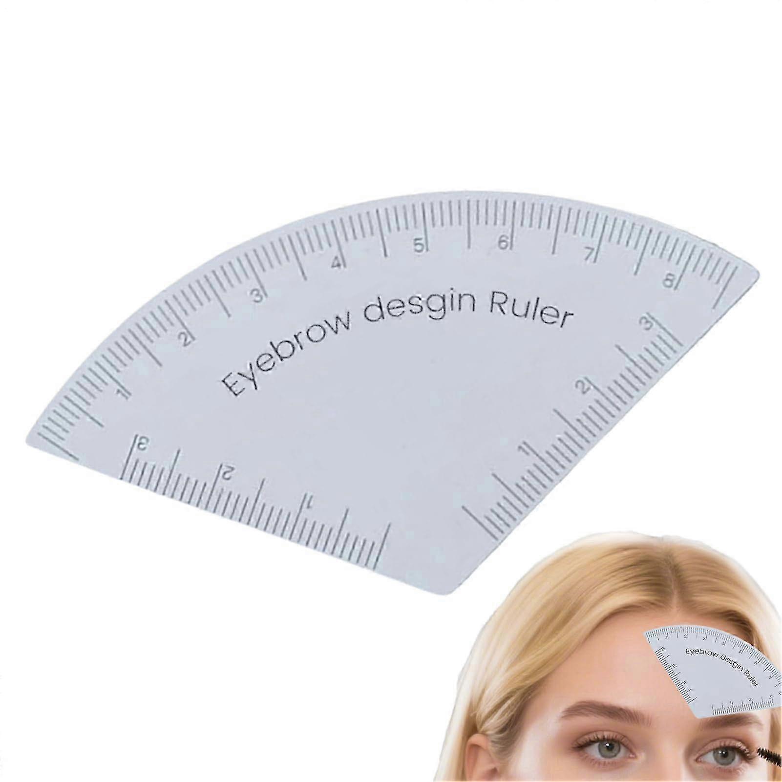 Ergonomic Curved Eyebrow Ruler