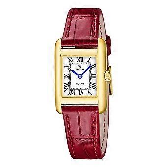 Festina Ladies Silver On The Square 23mm Stainless Steel Dress Watch F20774-1