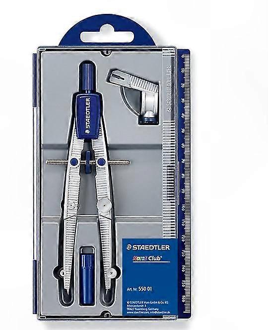 School Compass with Quick Micrometric Adjustment, Universal Adapter, Perfect for Students and Educators