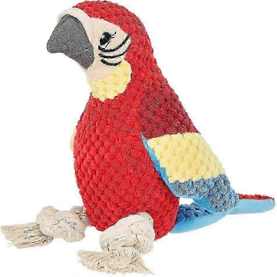 Squeaky Plush Donkey Rope Toy