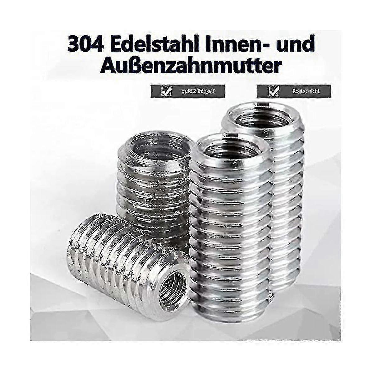 20 Pcs Stainless Steel Thread Adapters