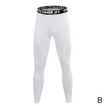 Collant a compressione da uomo in seta di latte: traspiranti, ad asciugatura rapida, a vita alta, ideali per yoga e corsa. Leggings fitness delicati sulla pelle e ad asciugatura rapida.