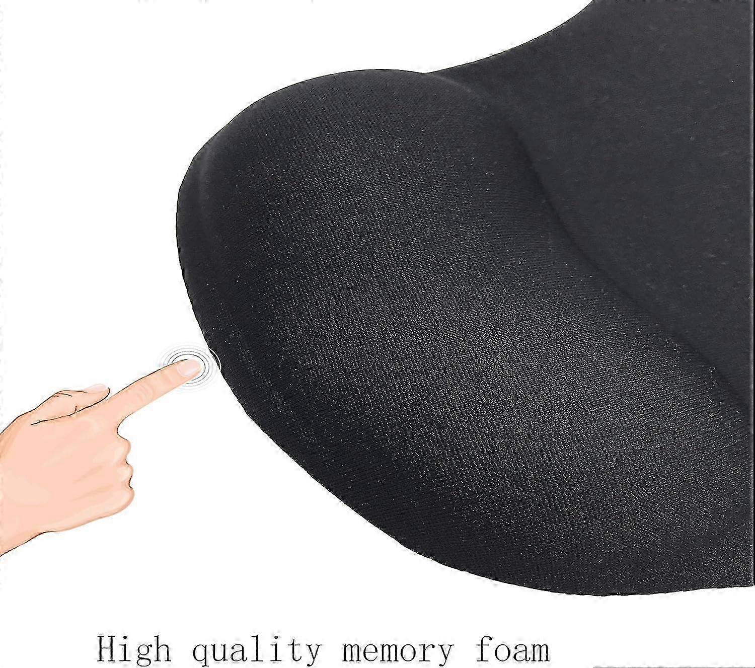 Gel Cushioned Memory Foam Mouse Mat