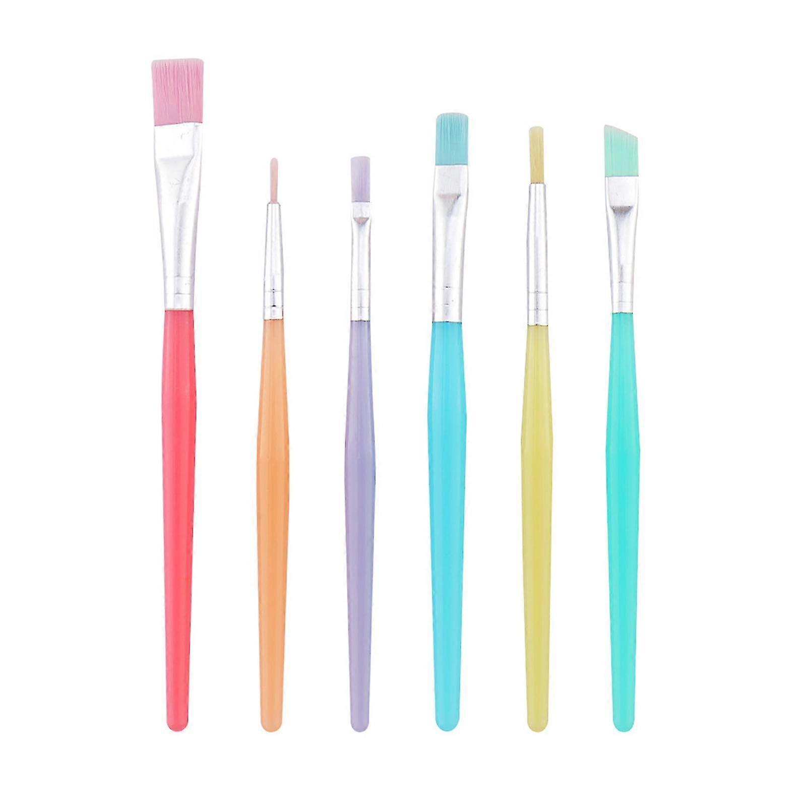Lightweight Nylon Bristle Paint Brushes