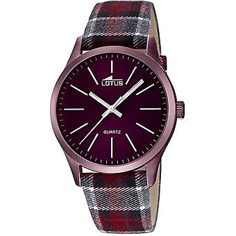 Lotus smart casual Quartz Analog Man Watch with Synthetic Leather Bracelet 18349/2