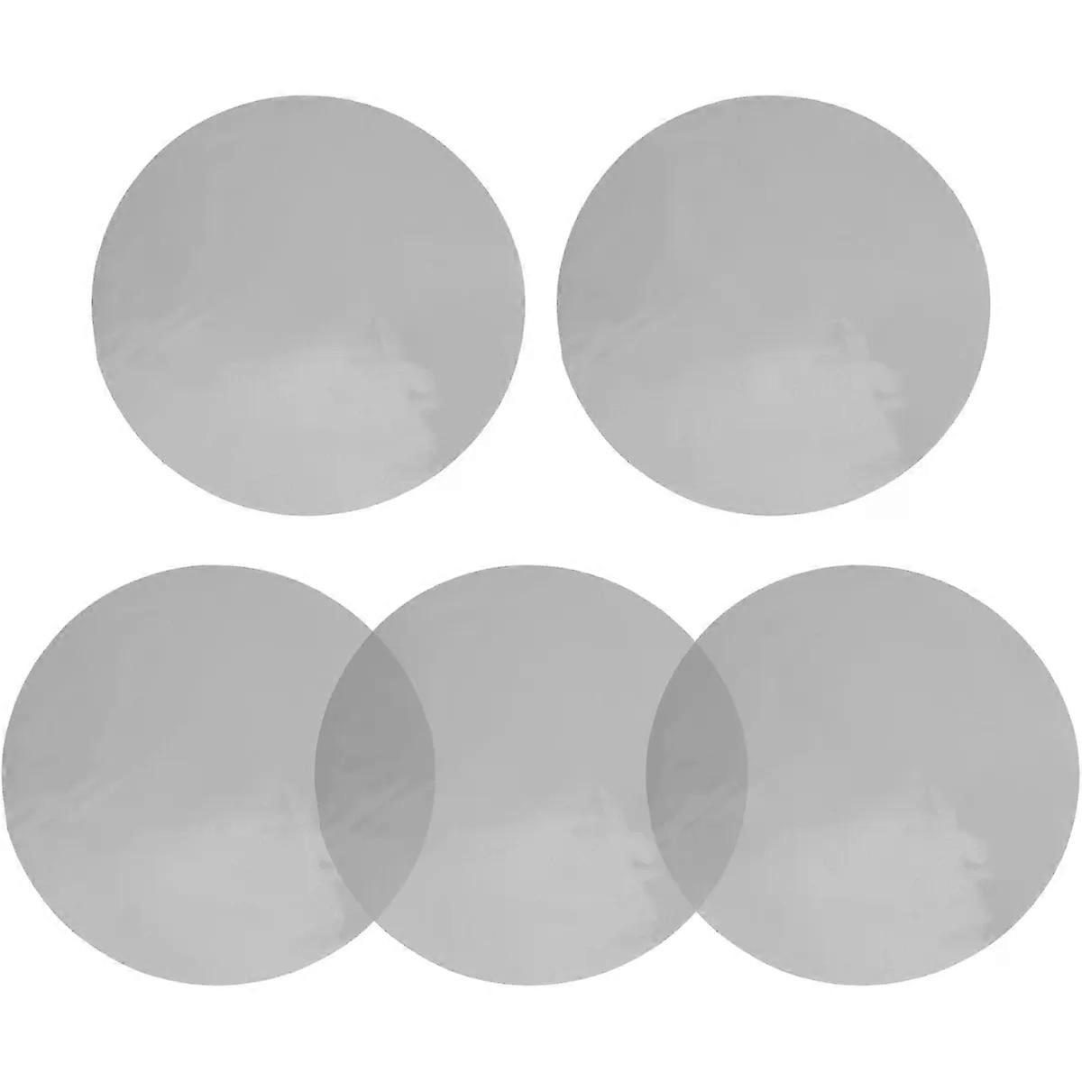 5Pcs Pet Light Diffuser Film for LED Spotlights, Black